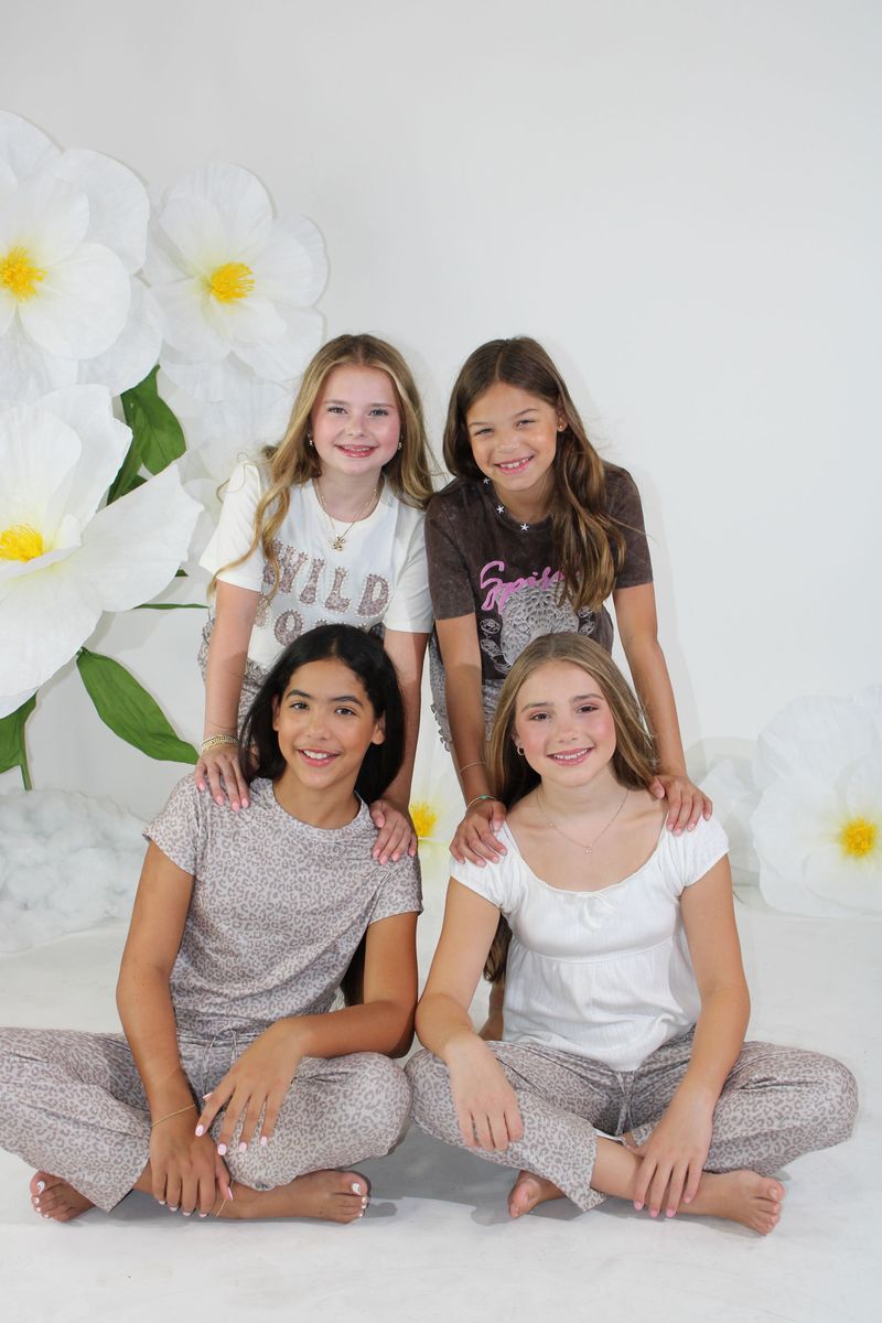 Paper Flower | Crossed Back Animal Print Top - Persnickety Shop