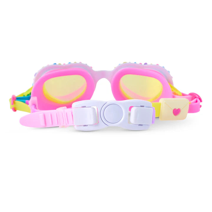 Bling20 Color Me Smitten Kids’ Swim Goggles – Rainbow Crush - Persnickety Shop
