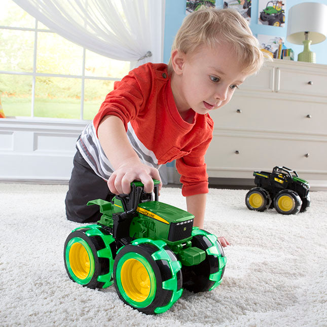 John Deere Monster Treads 8" Lightning Wheels Tractor - Persnickety Shop