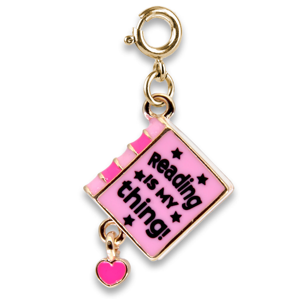 Gold Book Charm - Persnickety Shop