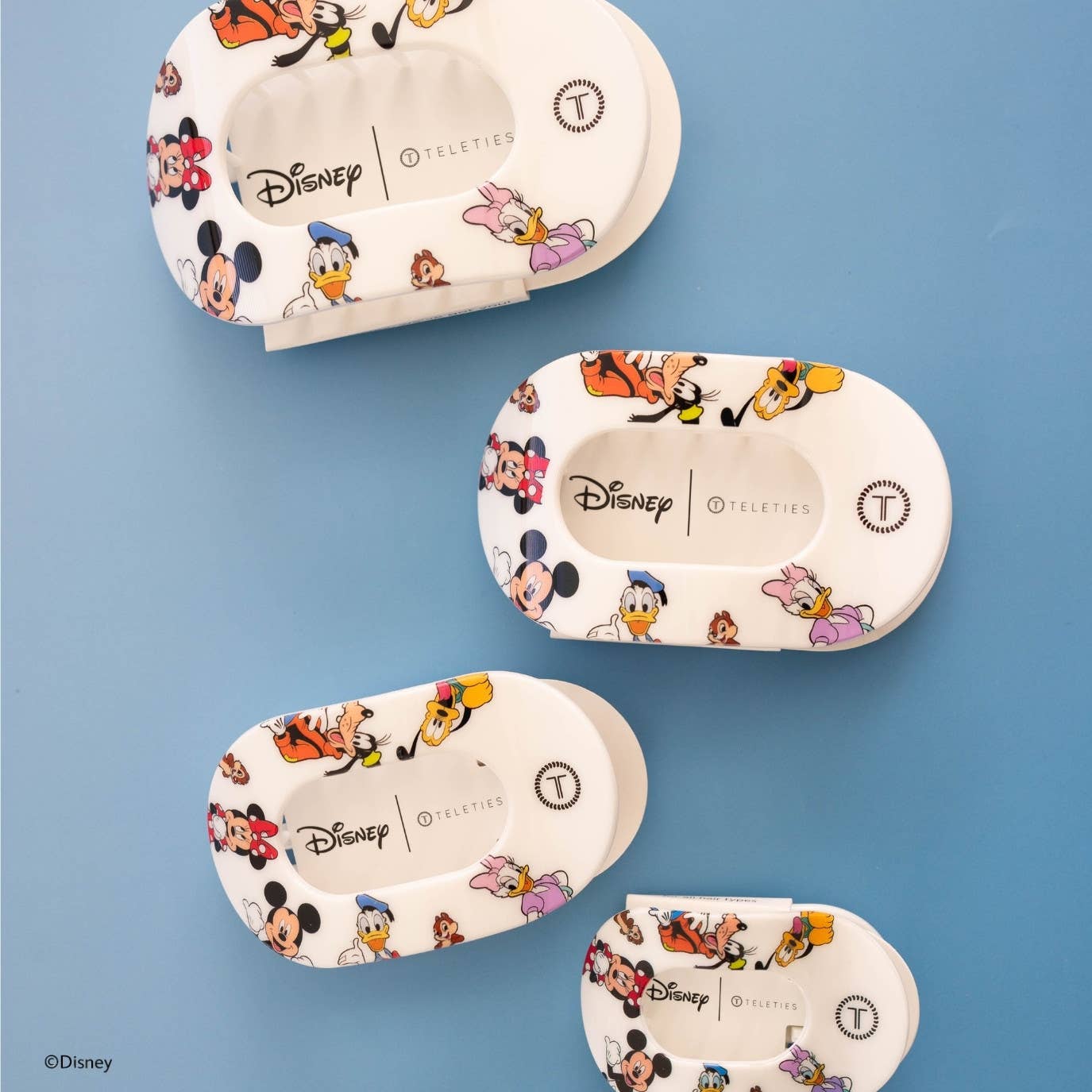 Flat Round Hair Clip | Tiny | Mickey and Friends