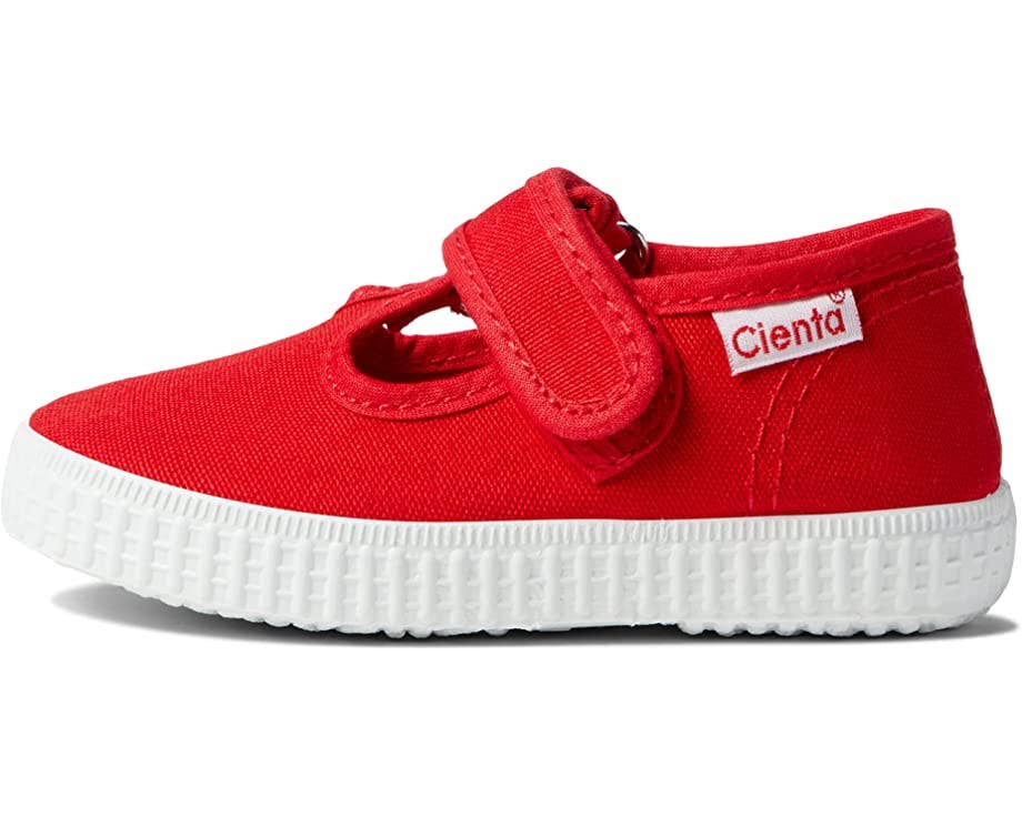 Cienta 50000.02 Velcro T-Strap - Red: EU 21/US 5.5 - Persnickety Shop