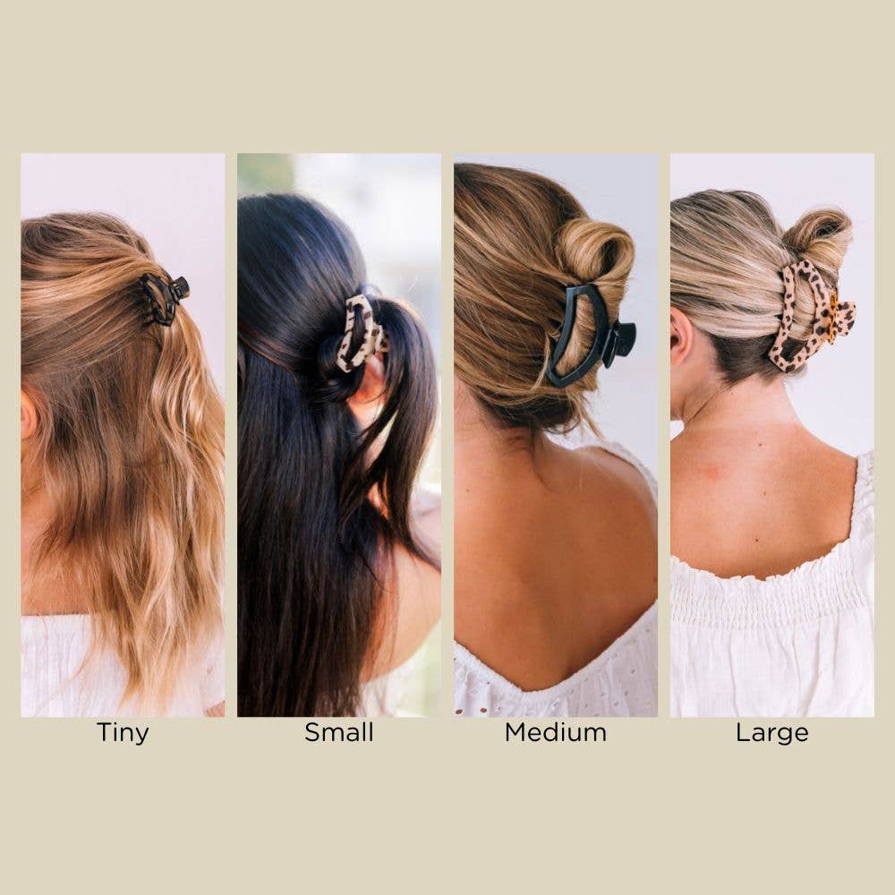 Open Hair Clip | Small | Coconut White
