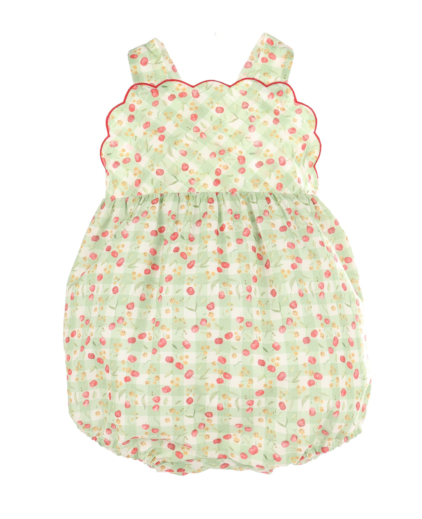 Sophie & Lucas Cheeky Cherries Sunsuit, Print - Persnickety Shop
