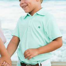 J. Bailey Short Sleeve Polo - Mint - Persnickety Shop