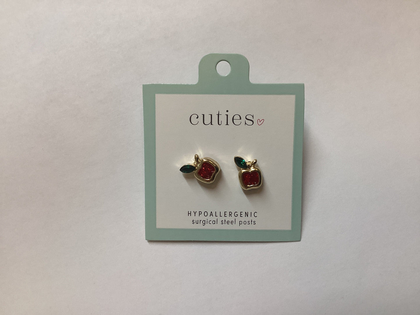 Earrings-Gold apples