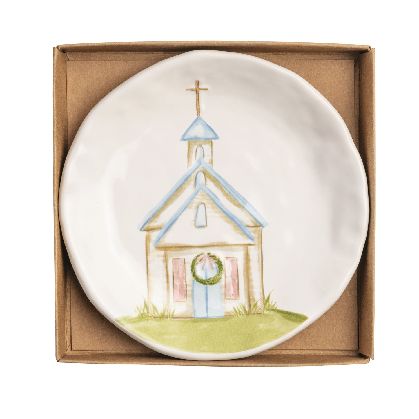 BOXED CHURCH TRINKET DISH - Persnickety Shop