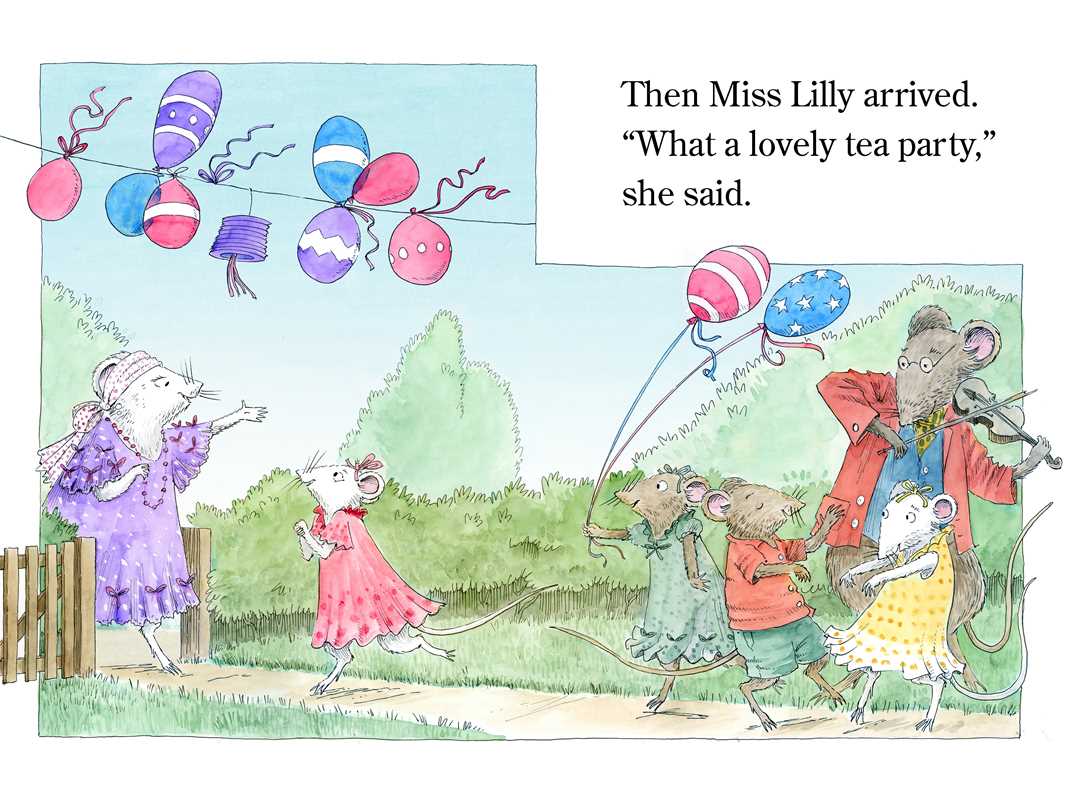 Angelina Ballerina and the Tea Party by Katharine Holabird: Paperback; 32 pages / English