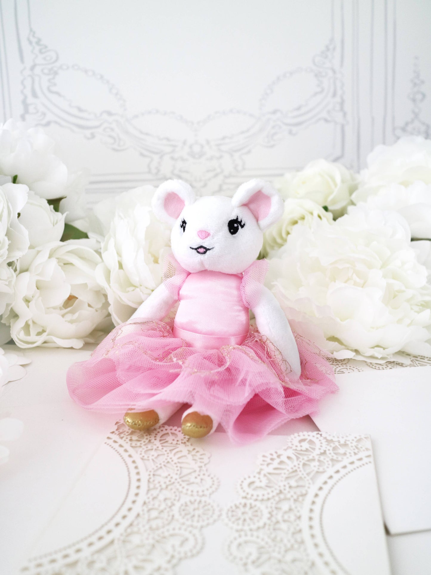 Claris The Chicest Mouse In Paris - 8" pink plush toy - Persnickety Shop