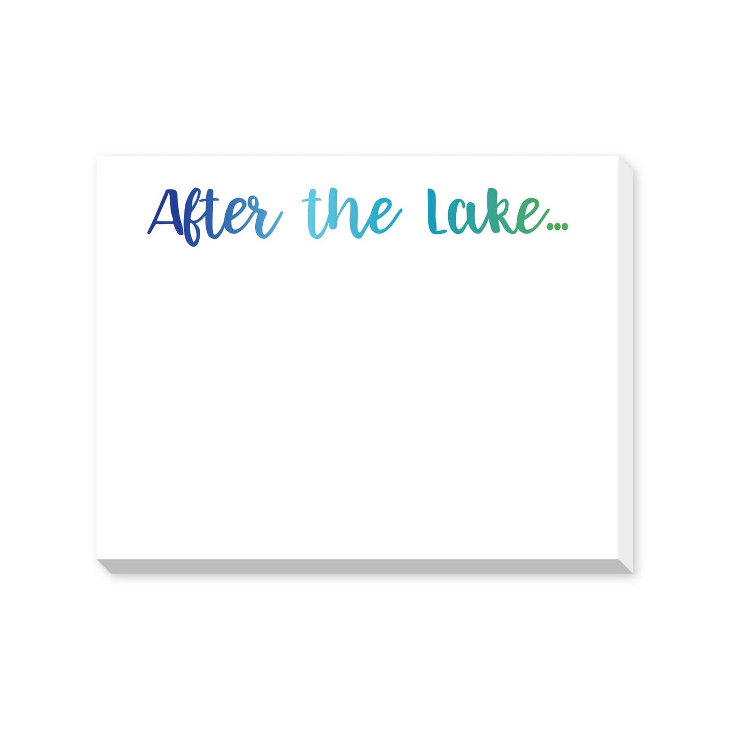 AFTER THE LAKE DITTIE NOTEPAD - Persnickety Shop