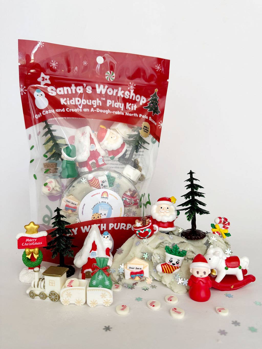 SANTA'S WORKSHOP KIDDOUGH PLAY KIT