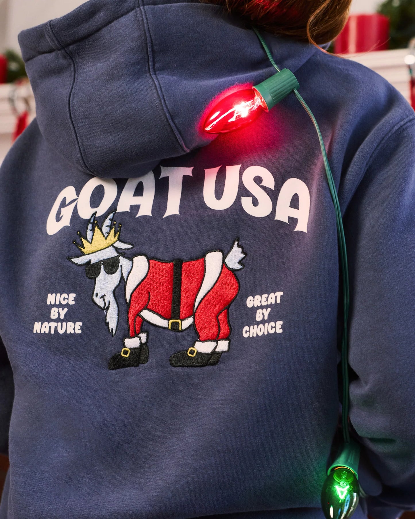 Kids' Santa Hooded Sweatshirt - Persnickety Shop