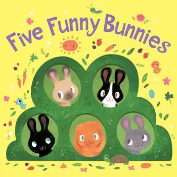 Five Funny Bunnies Board Book - Persnickety Shop