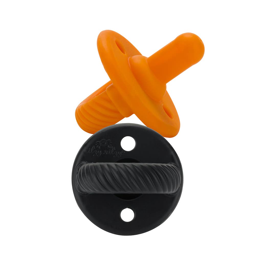 *NEW SIZE* Sweetie Soother™ Pacifier Sets (2-pack): 6-18 M Pink Bows - Persnickety Shop