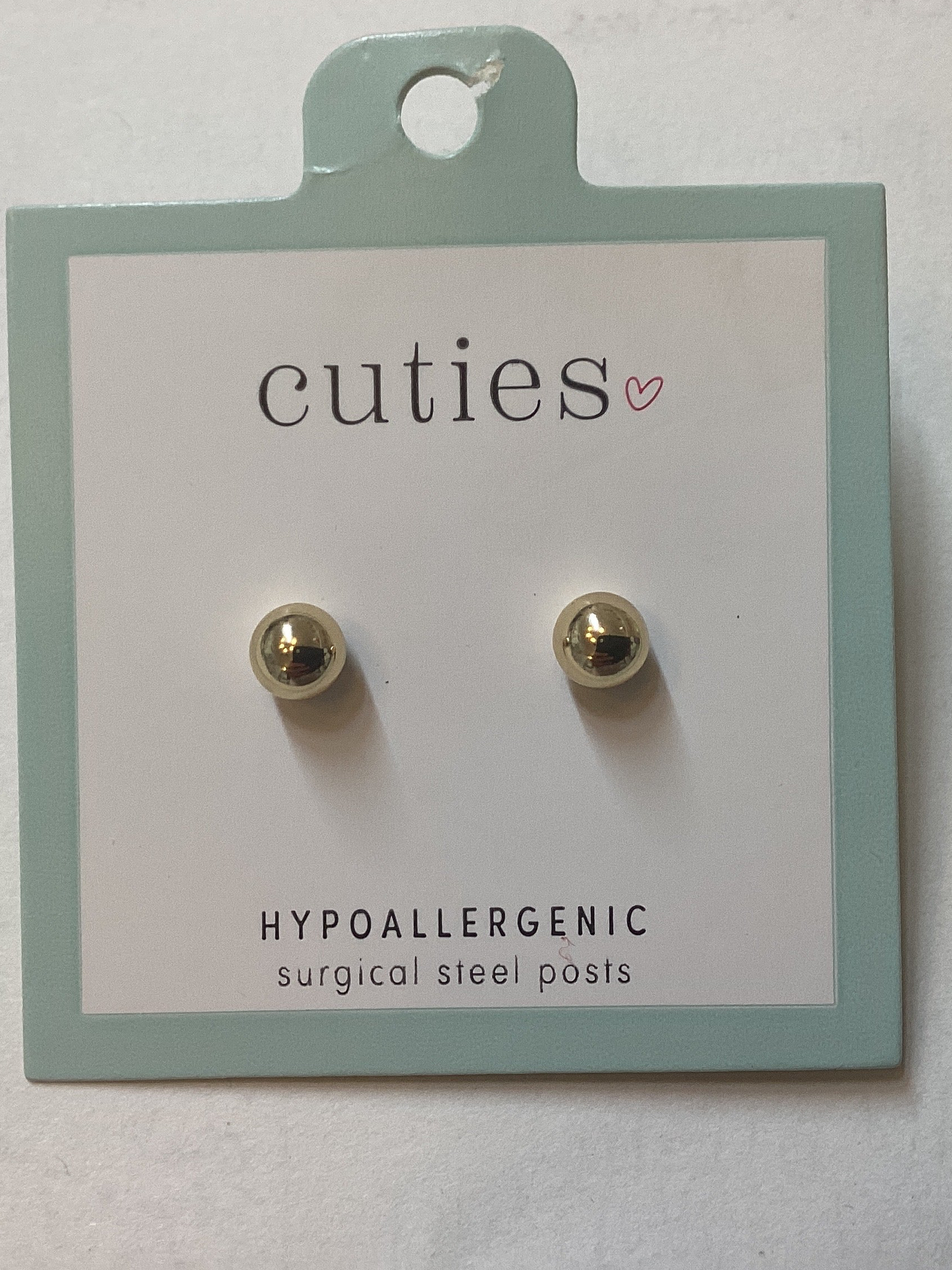 Earrings-CZ Studs in Gold