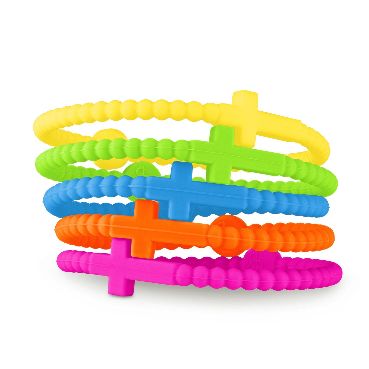 Jesus Bracelets (silicone cross bracelets): Boca (5 pack) / Large - Persnickety Shop