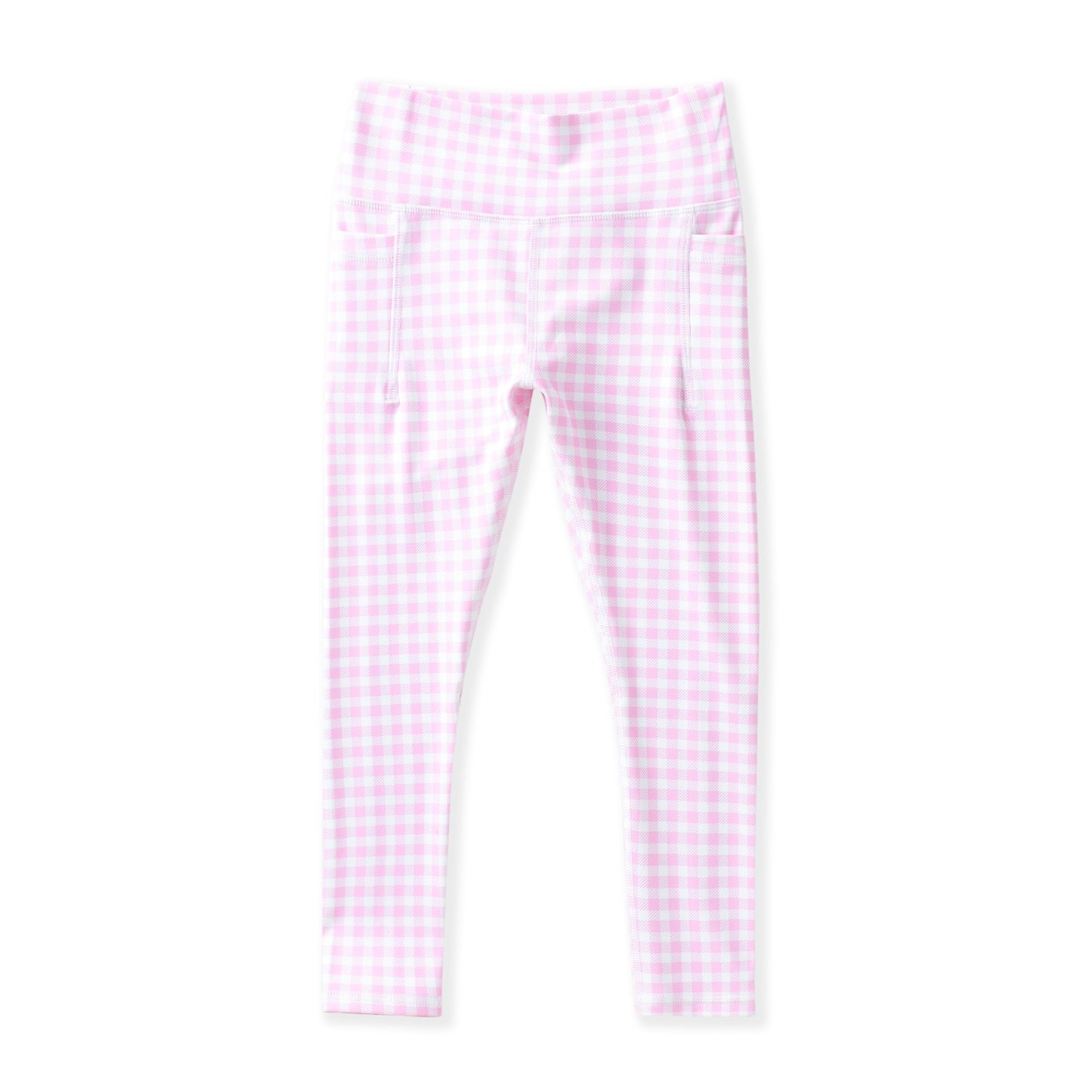Swoon Pink Gingham Leggings