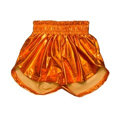 Belle Cher Orange Metallic Short - Persnickety Shop