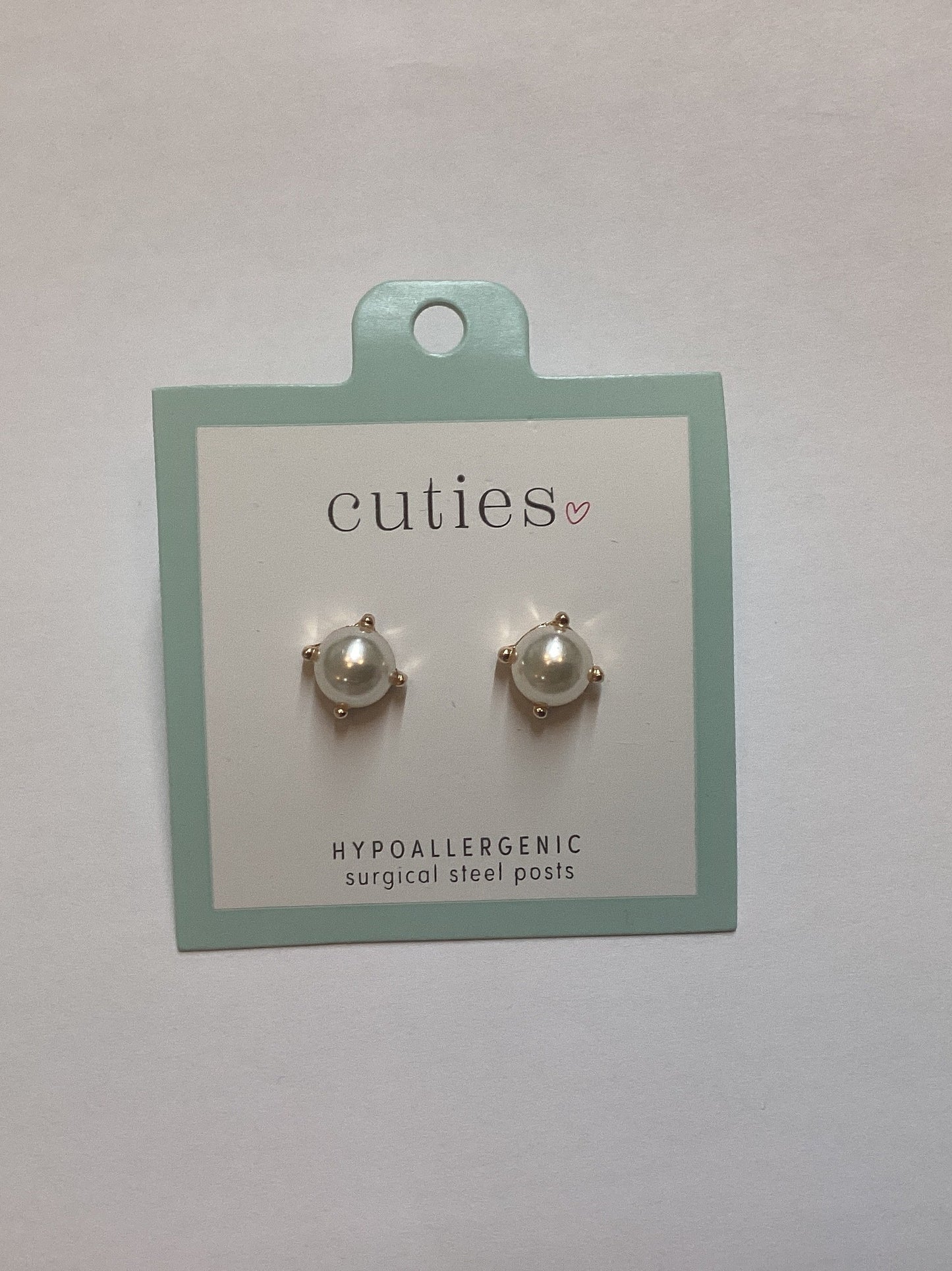Earrings-Pearls in Gold Setting