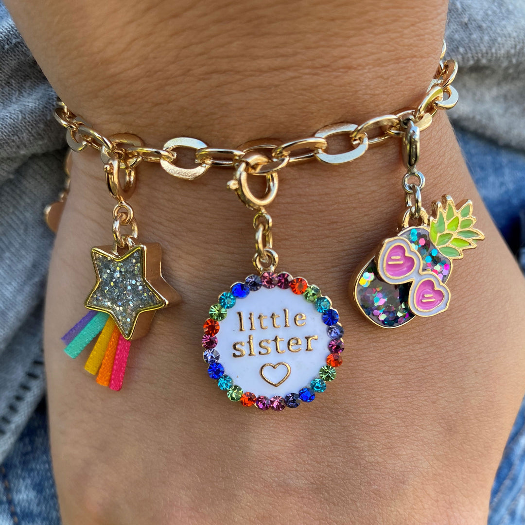 Gold Little Sister Charm - Persnickety Shop