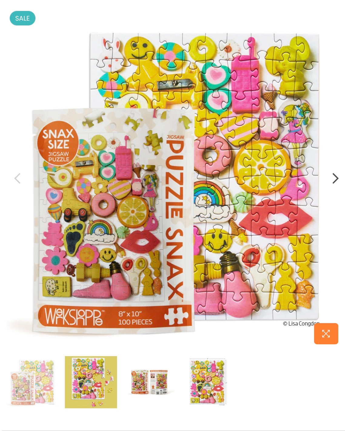 Werkshoppe Lemonade 100 Piece Puzzle Snax - Persnickety Shop