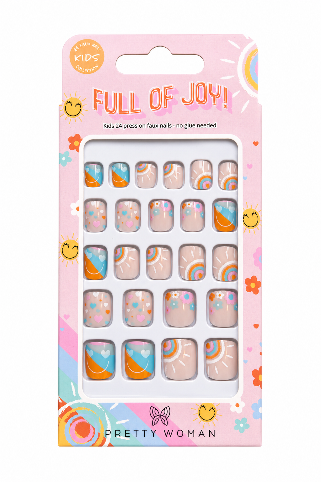 FULL OF JOY GIRLS PRESS ON NAILS