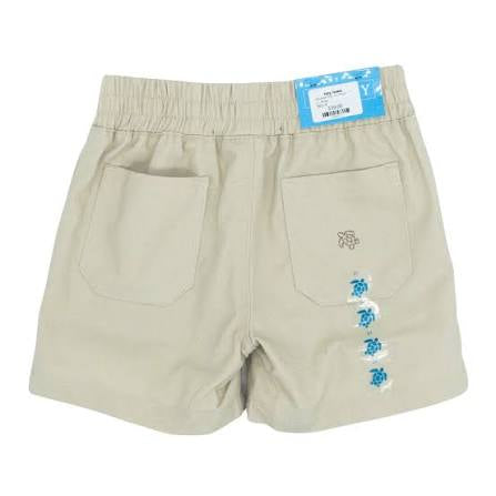 J.Bailey Seaside Pull On Short - Khaki Twill - Persnickety Shop