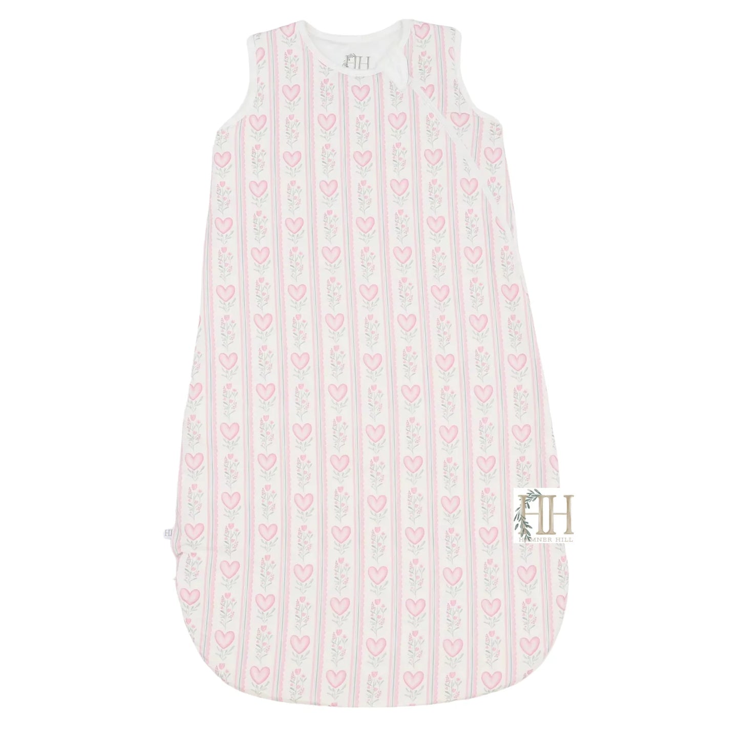 Hamner Hill Girls Floral Heart Sleep Sack - Persnickety Shop