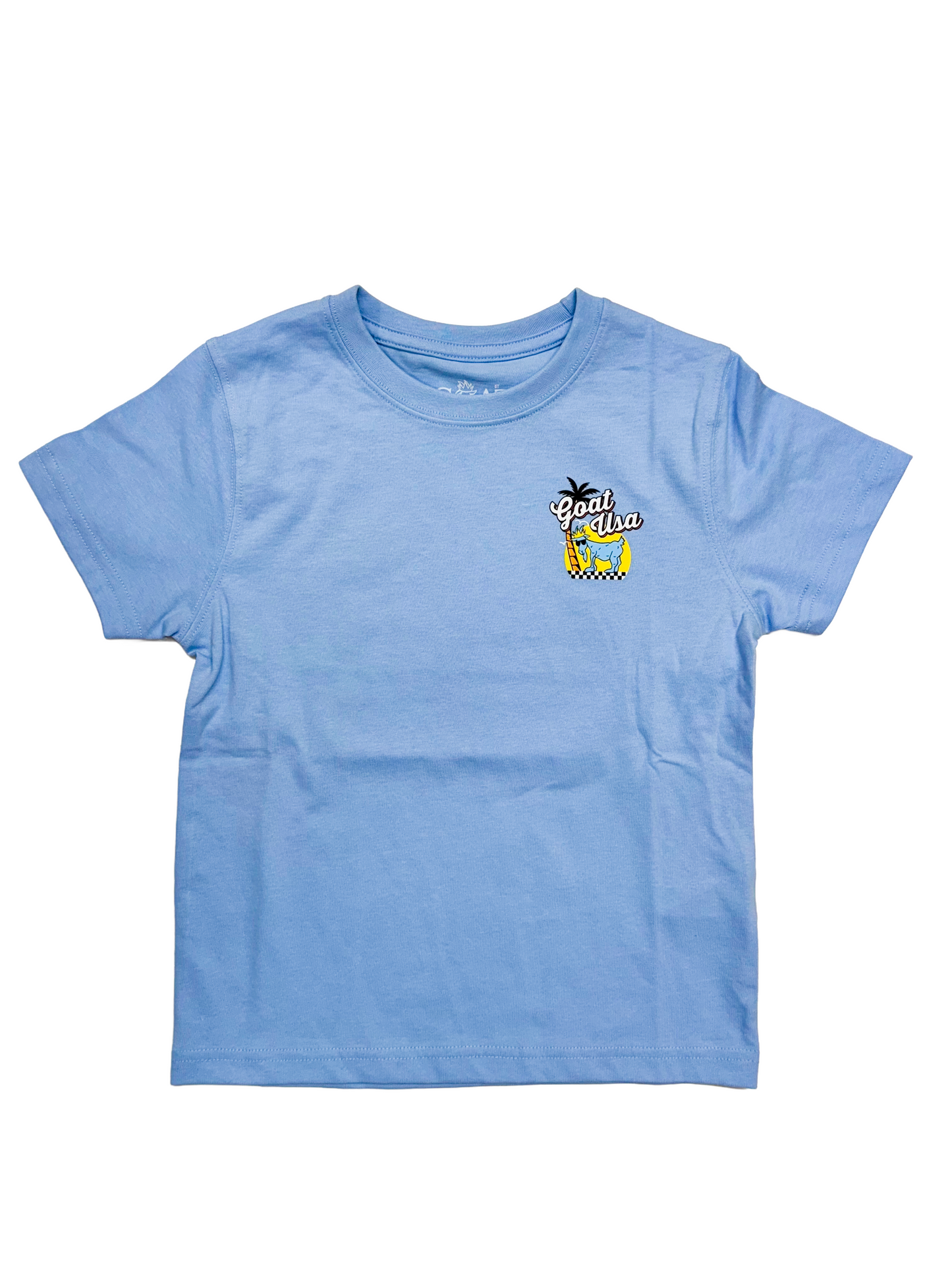 GOAT USA -SURFPALM SURF AND PALM T-Shirt: CAROLINA BLUE - Persnickety Shop