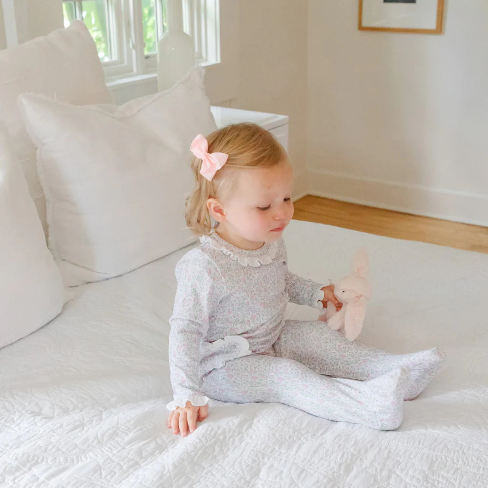 Lila and Hayes Lucy Girls' Romper - Garden Soiree - Persnickety Shop