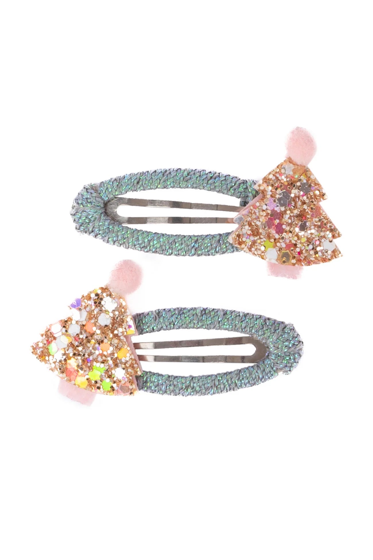 Minty Christmas Holiday Hair Clips, 2 Pcs - Persnickety Shop