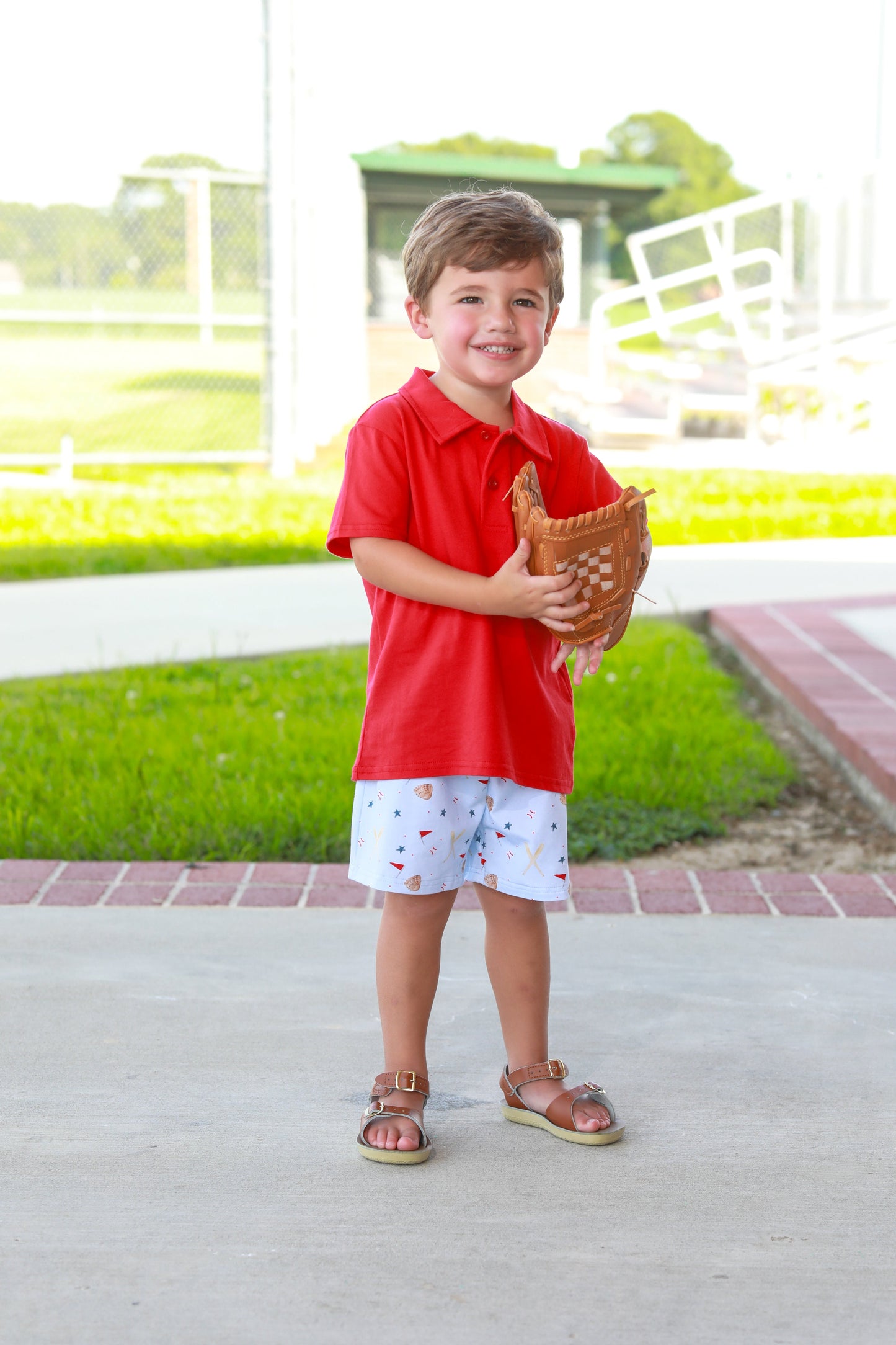 Trotter Street Kids All-Star Polo Short Set - Persnickety Shop