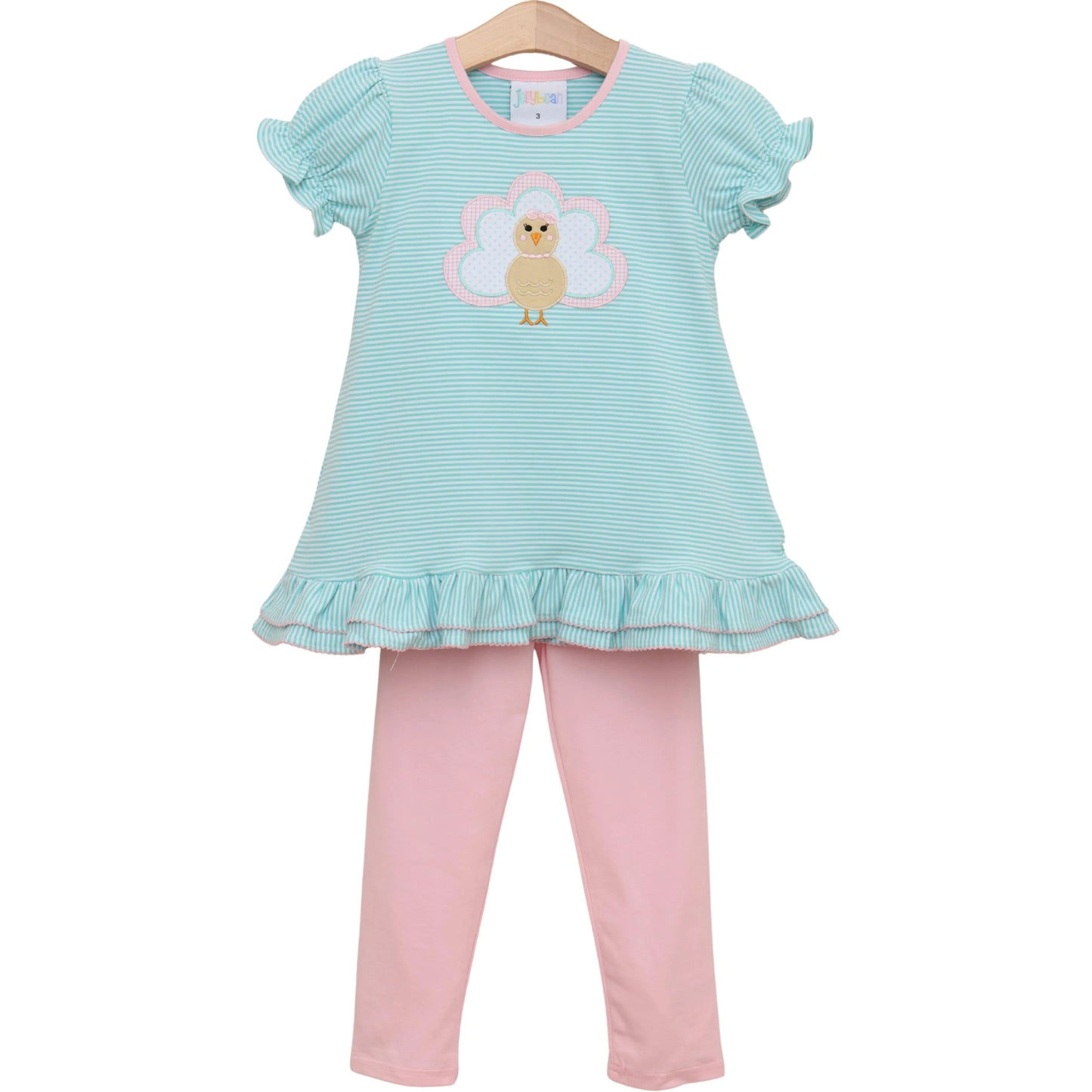 *PRE ORDER* Jellybean by Smock Candy Give Thanks Ruffle Pants Set