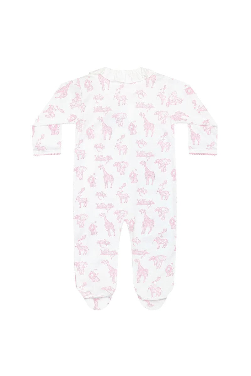 Nellapima Pink Safari Crossover Footie