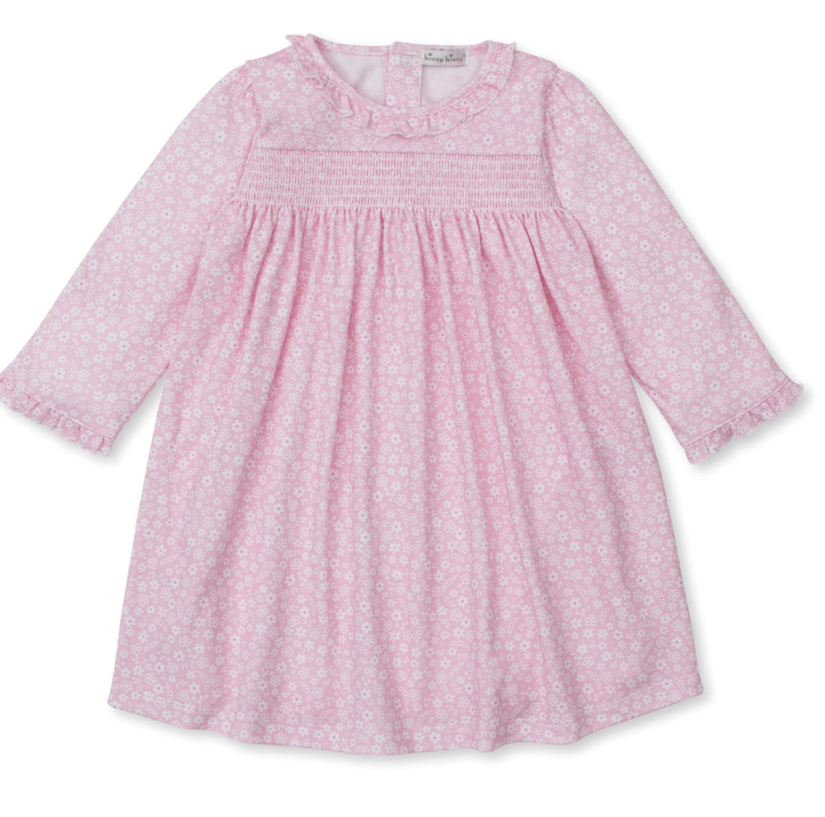 Kissy Kissy Toddler Girls Smocked Dress - Pink Tulip Festival main image 0