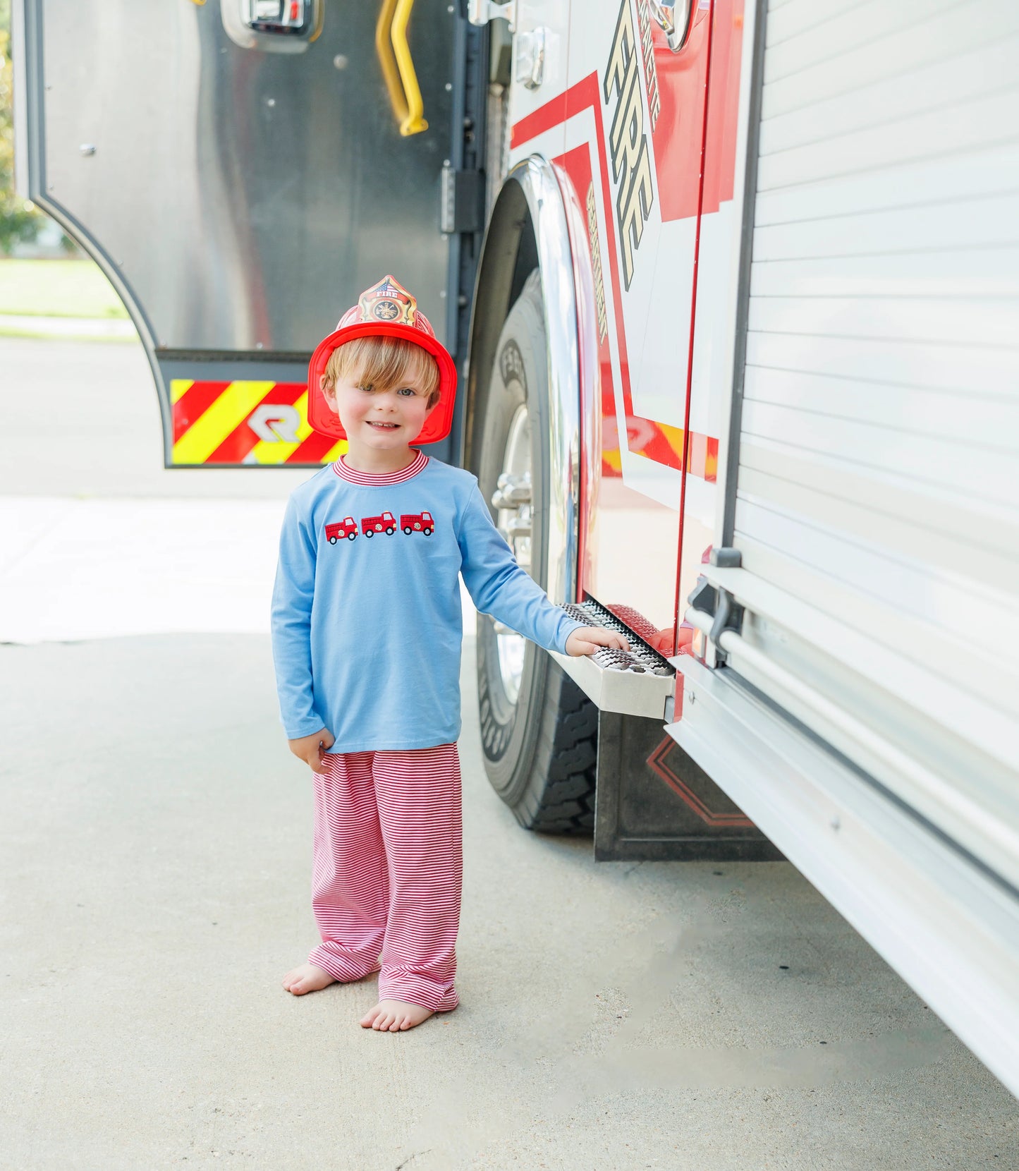 PRE-ORDER | Sound the Siren Pant Set Jellybean by Smock Candy - Persnickety Shop