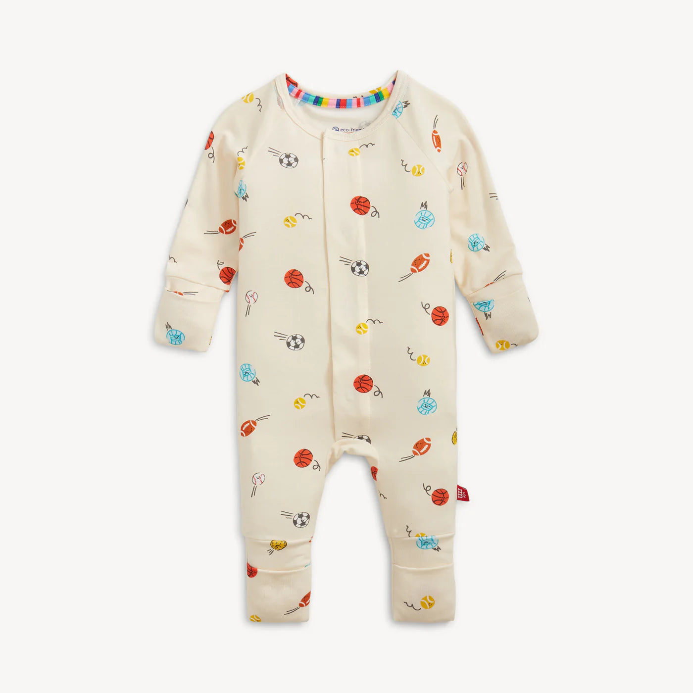 Magnetic Me - Little Baller Modal Magnetic Conv Coverall - Persnickety Shop