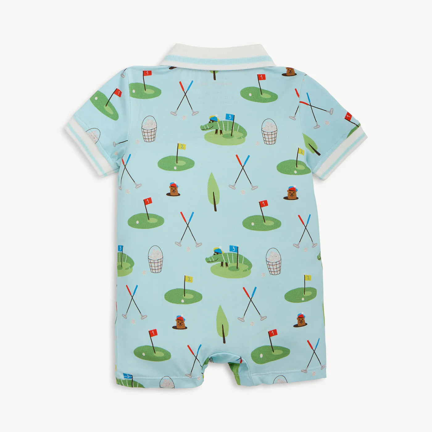 MAGNETIC ME Gopher It Modal Magnetic Polo Romper - Persnickety Shop