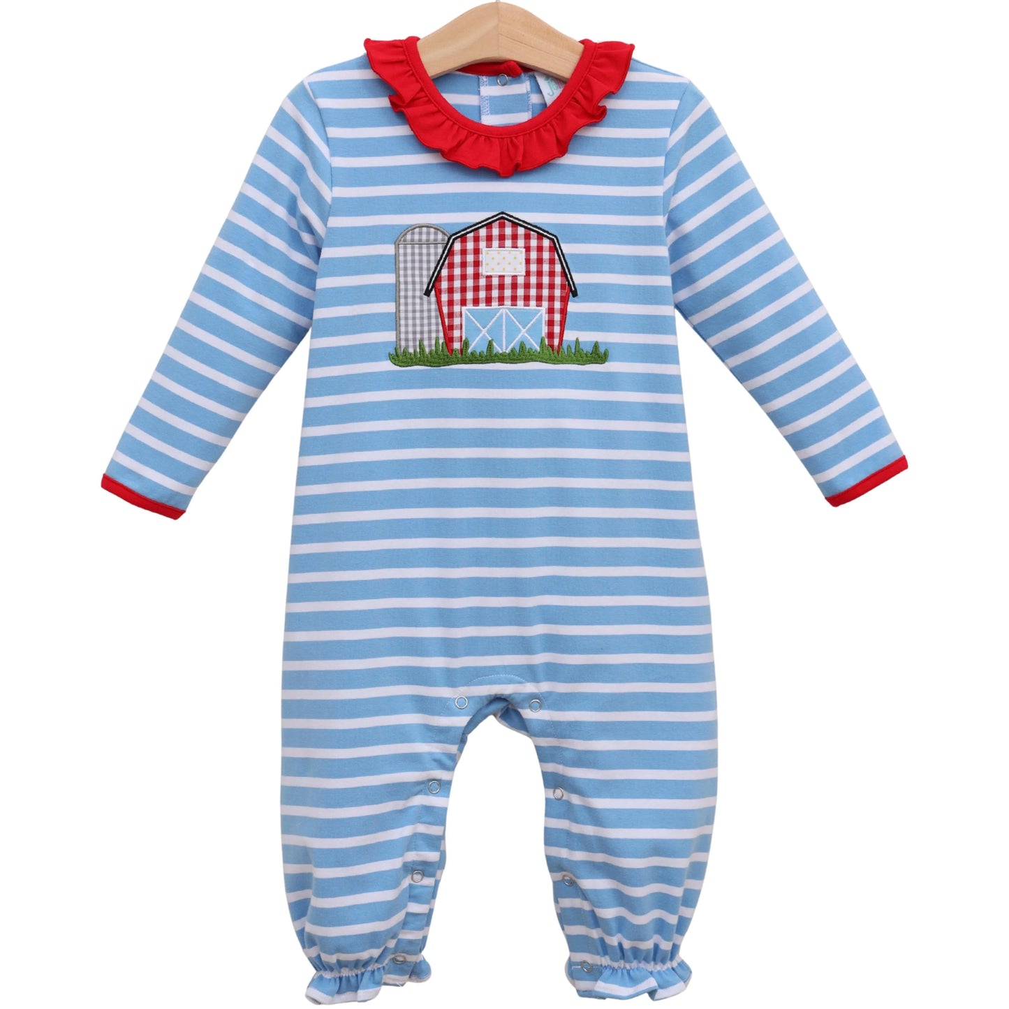 *PRE ORDER* JellyBean by Smock Candy On The Farm Ruffle Romper