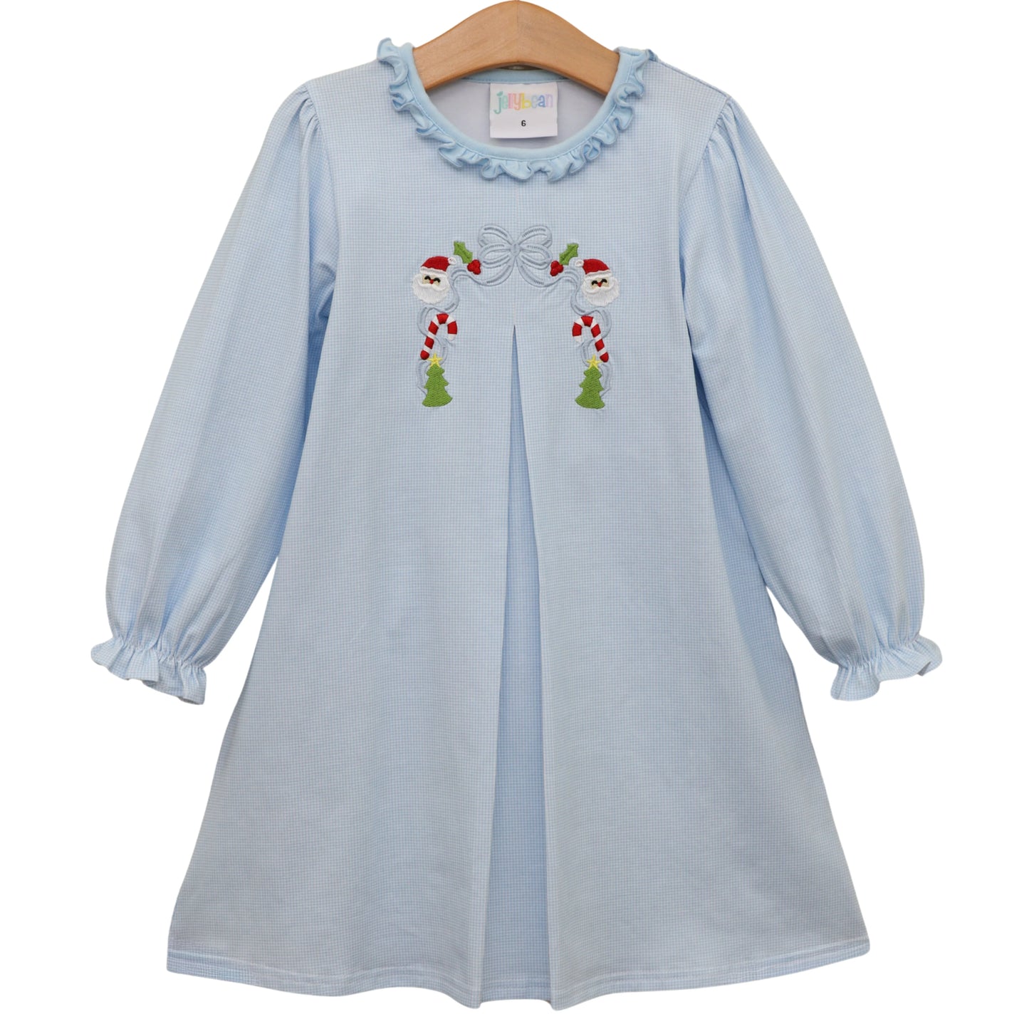 *PRE ORDER* A Classic Christmas Pleat Dress Jellybean by Smock Candy