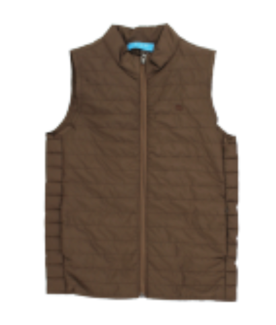 PRE-ORDER Bailey Boys QUILTED VEST-CHESTNUT