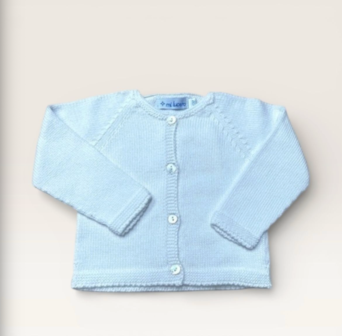 Mi Lucero Four Button Cardigan Blue