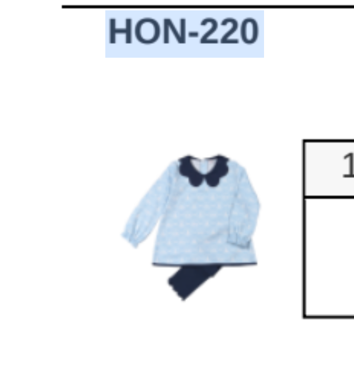 Baby Loren Holy Night Pima scalop collar top set