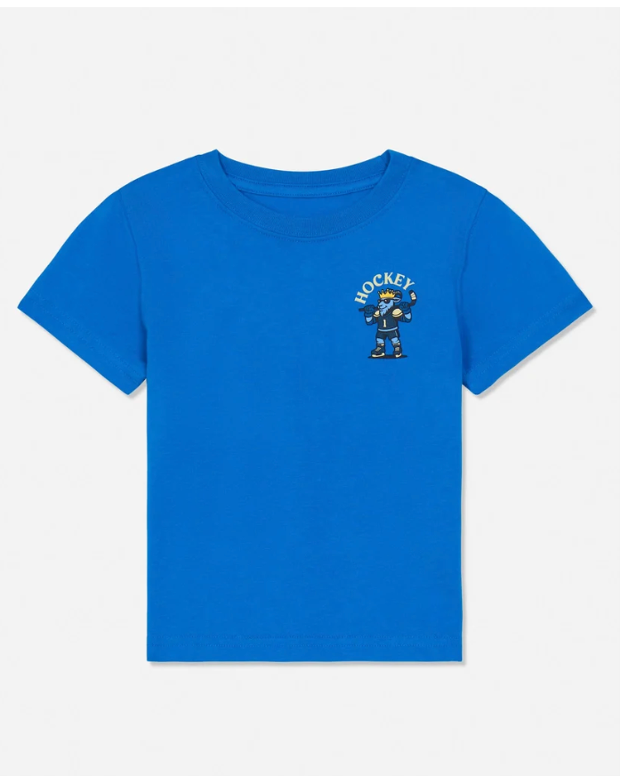 Goat Hockey Most Valuable Goat T-shirt French Blue