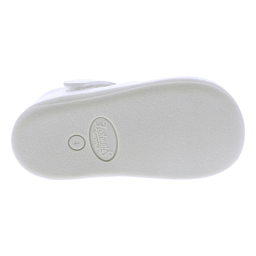 Footmates Becky White Microfiber