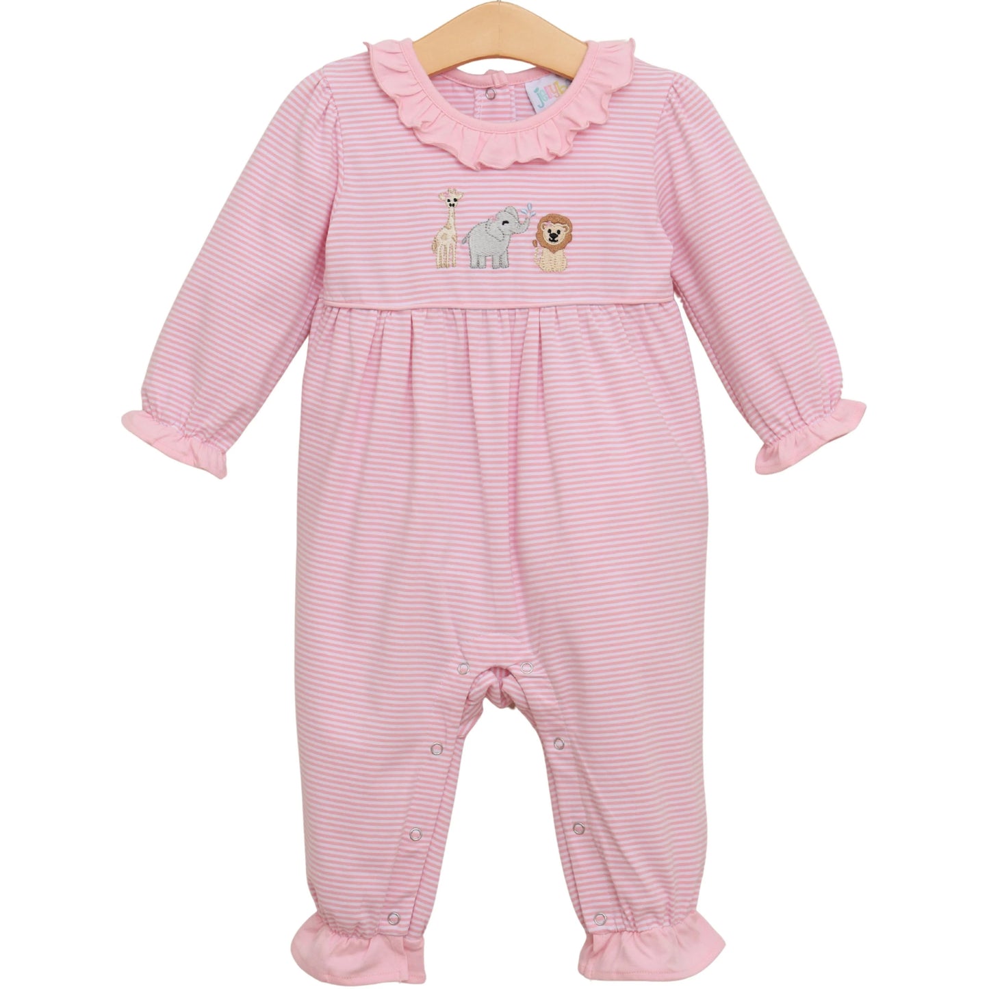 *PRE ORDER* JellyBean by Smock Candy Zoo Crew Ruffle Romper