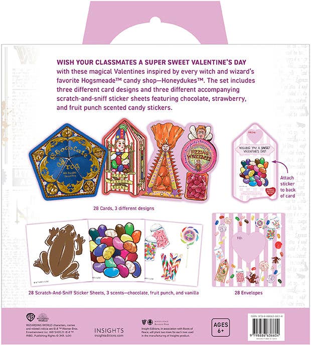 Harry Potter: Honeydukes Scratch & Sniff Sticker Valentines - Persnickety Shop