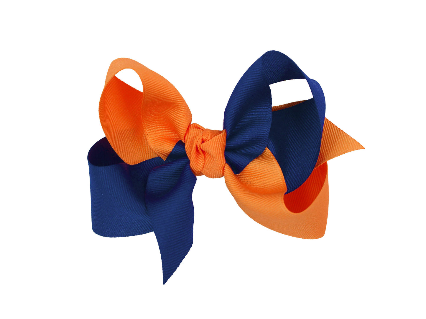 COLLEGIATE CRISSCROSS BOWS: WHITE/ CRANBERRY / 6.5" JUMBO