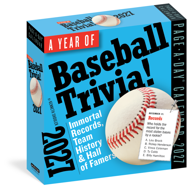 A Year of Baseball Trivia! Page-A-Day® Calendar 2027
