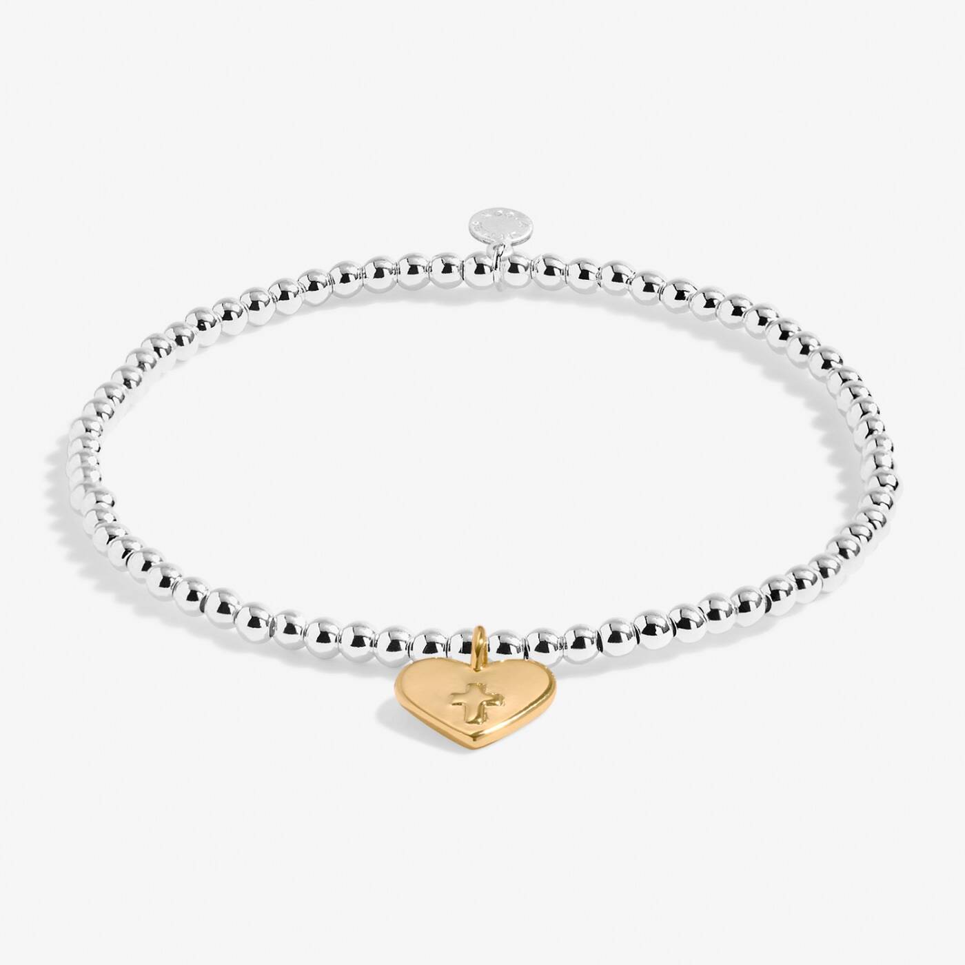 PREORDER A Littles & Co. Kids'Kids' A Little 'With Faith All Things Are Possible' Bracelet In Silver And Gold-Tone Plating